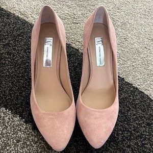 INC International Concepts Zitahblush heels in color blush and size 5.5.